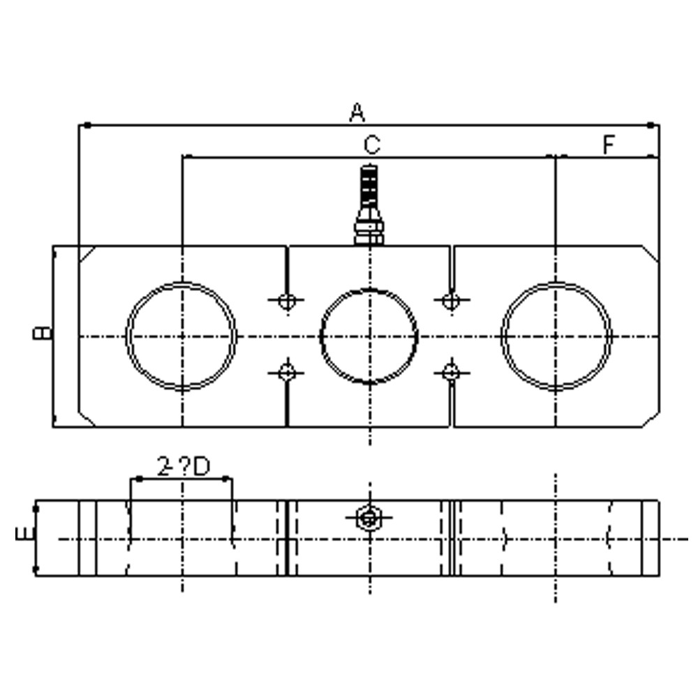 OS-308F Alloy Steel Crane Tension Load Cell 