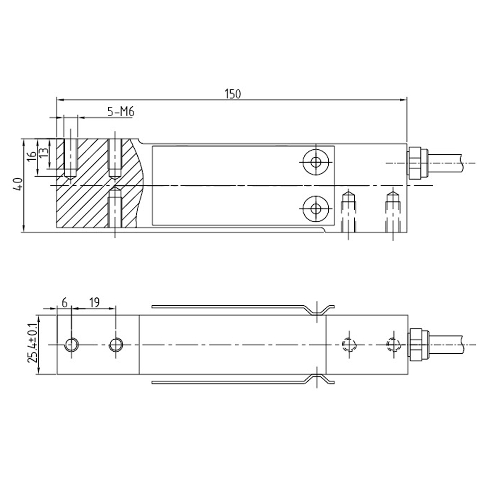 OS-604SS High Strength Compression Load Cell