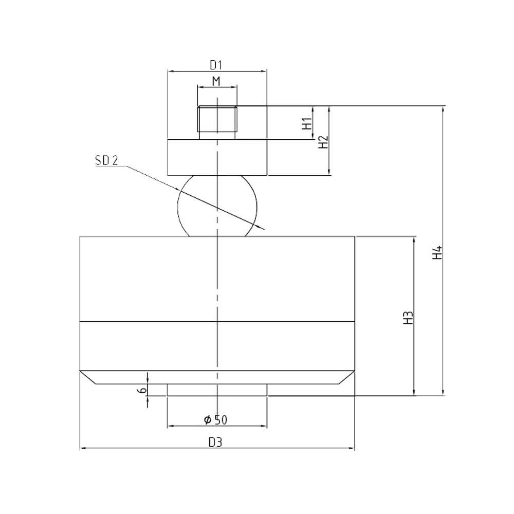 OS-205 Compression Load Cell