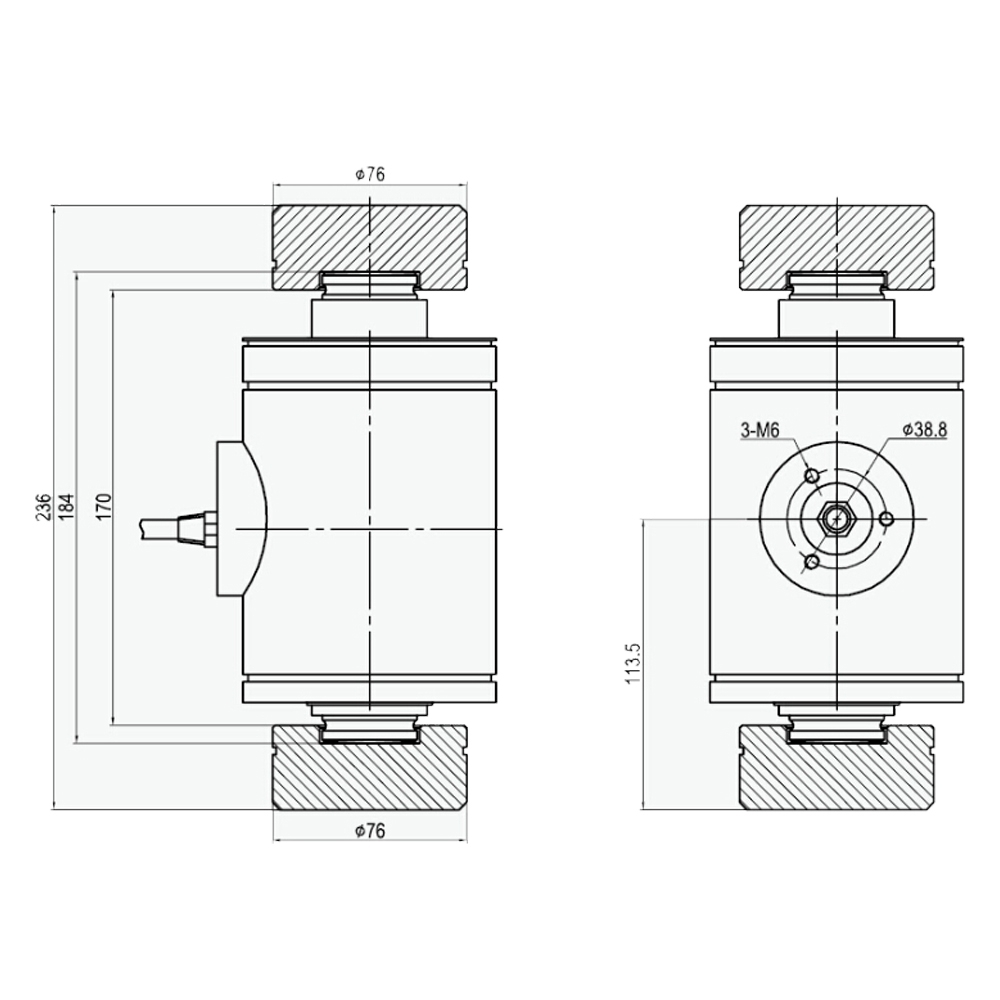 OS-210 Compression load cell