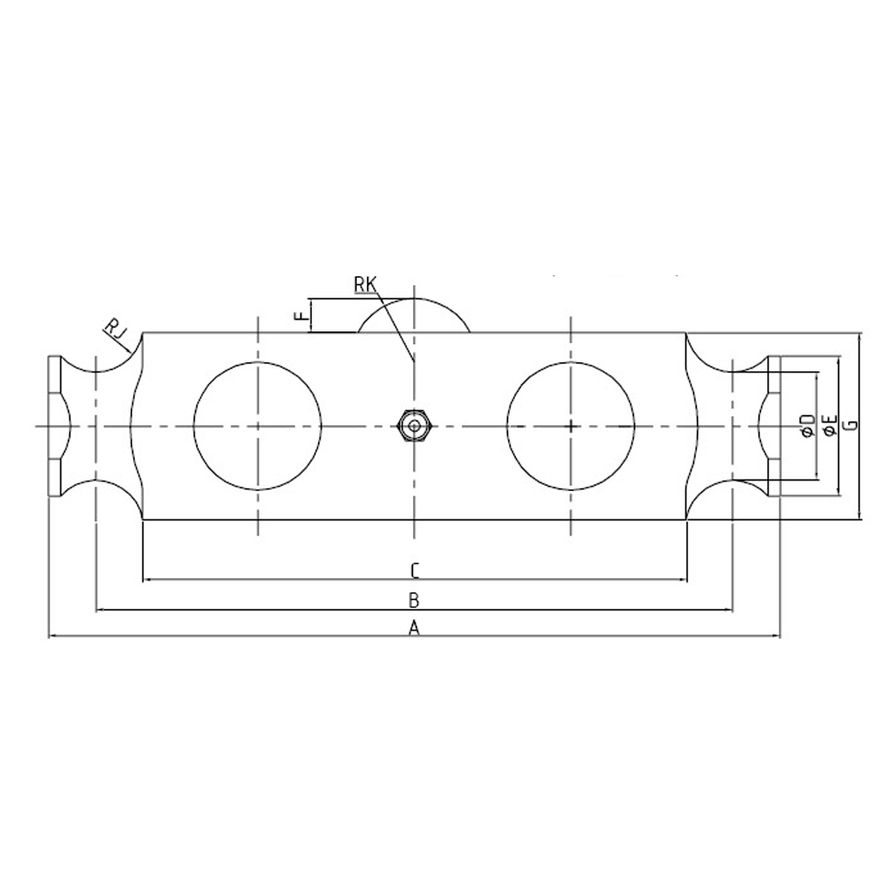 OS-405 Double End Shear Beam Load Cell