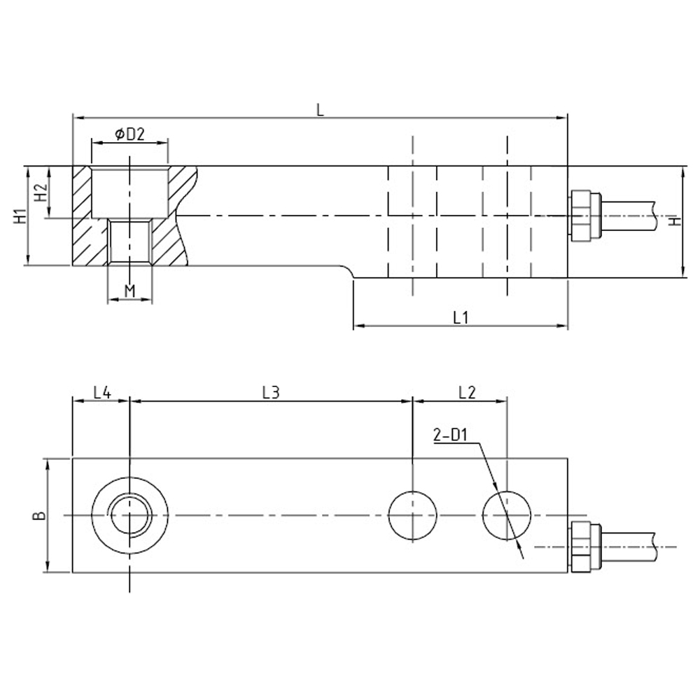 OS-102 Shear Beam Load Cell