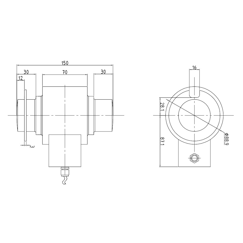 OS-208 Compression Load Cell